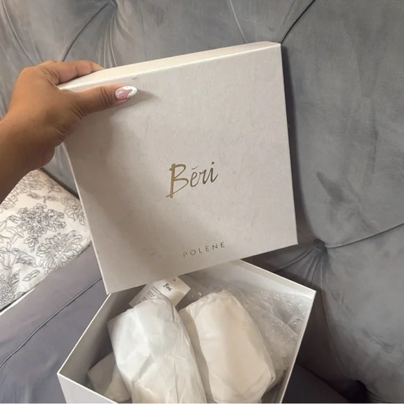 🖤 Polène Béri Bag in Black Polene Bag with gold chain with box - Picture 11 of 12